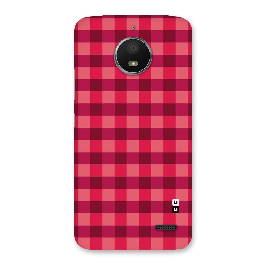 Love Checks Back Case for Moto E4