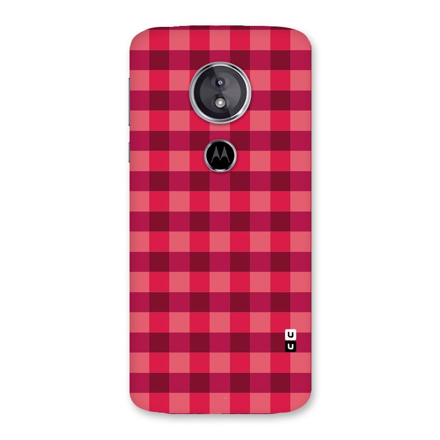 Love Checks Back Case for Moto E5