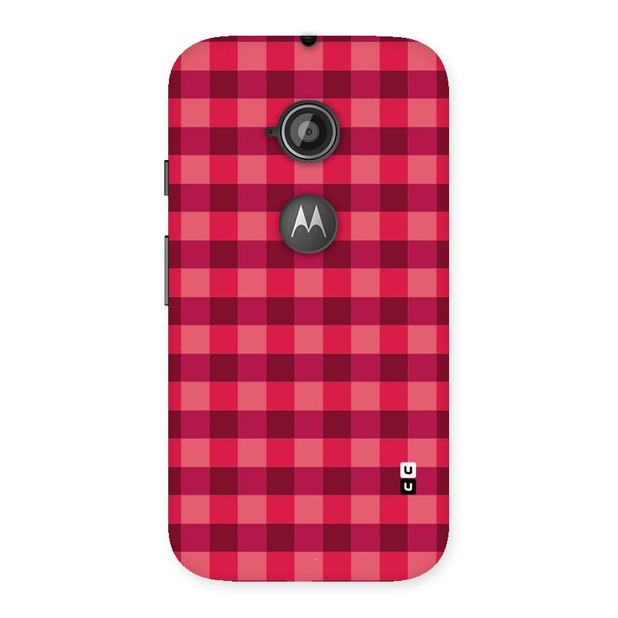 Love Checks Back Case for Moto E 2nd Gen