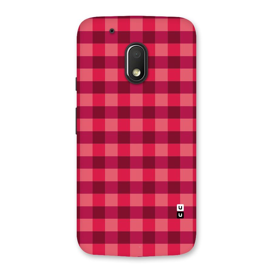 Love Checks Back Case for Moto G4 Play