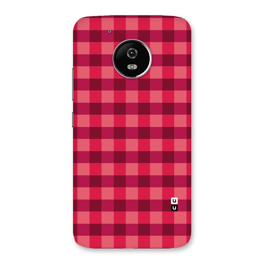 Love Checks Back Case for Moto G5