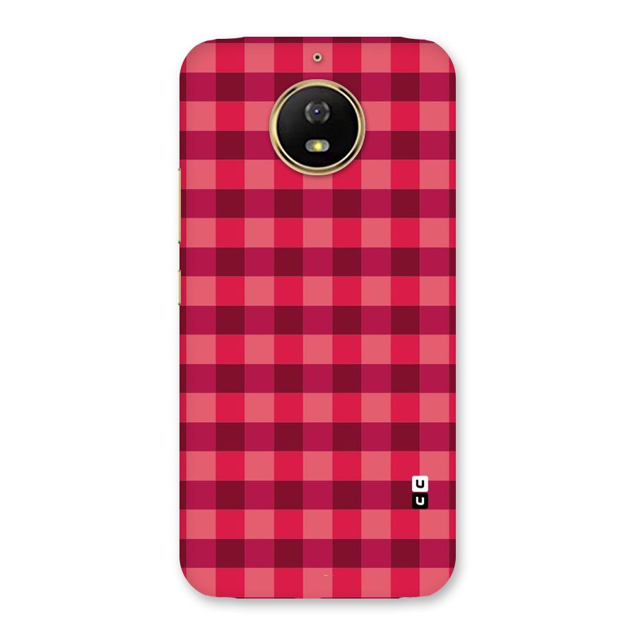 Love Checks Back Case for Moto G5s