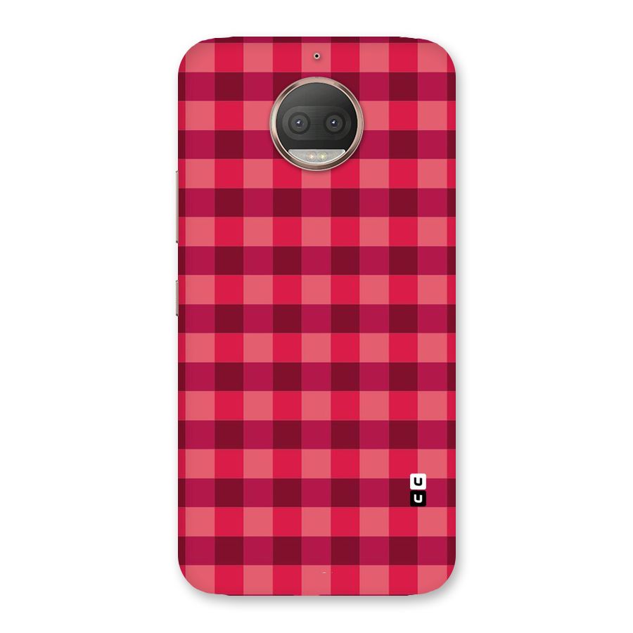 Love Checks Back Case for Moto G5s Plus
