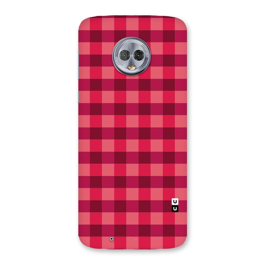 Love Checks Back Case for Moto G6