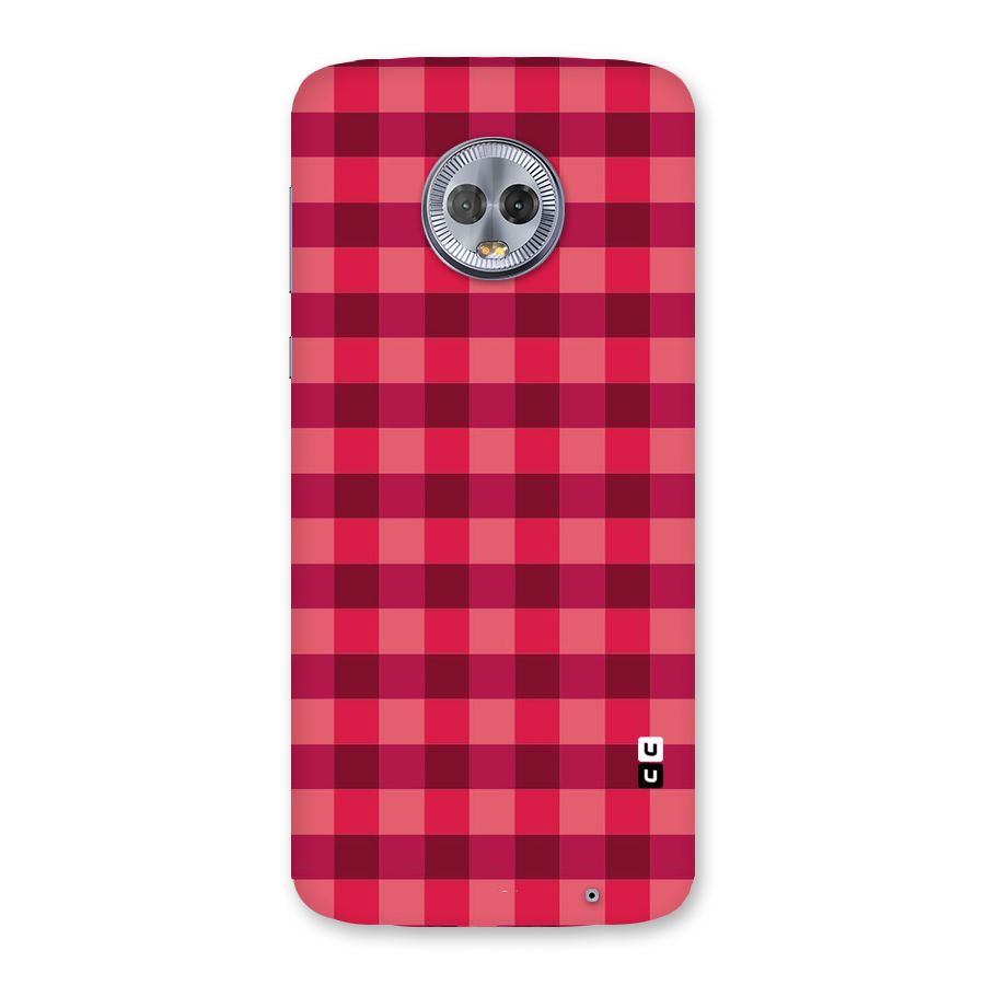 Love Checks Back Case for Moto G6 Plus