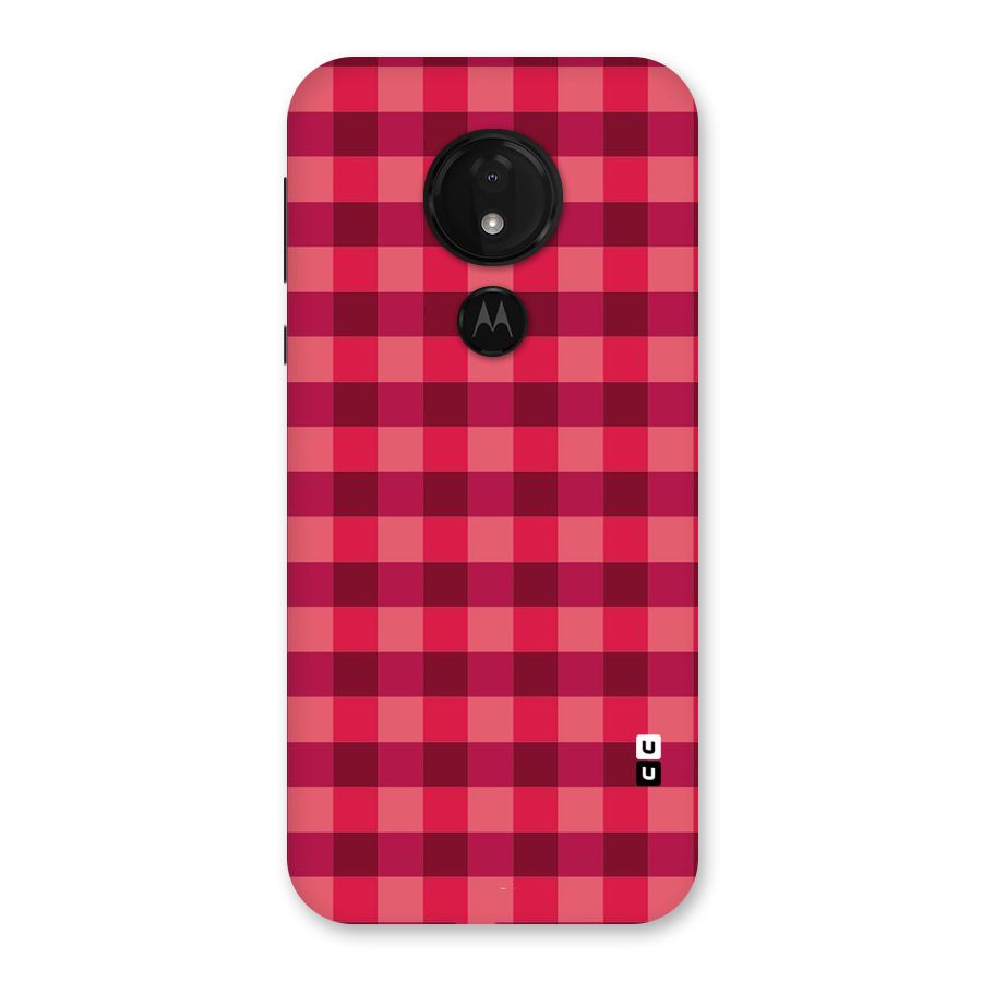 Love Checks Back Case for Moto G7 Power