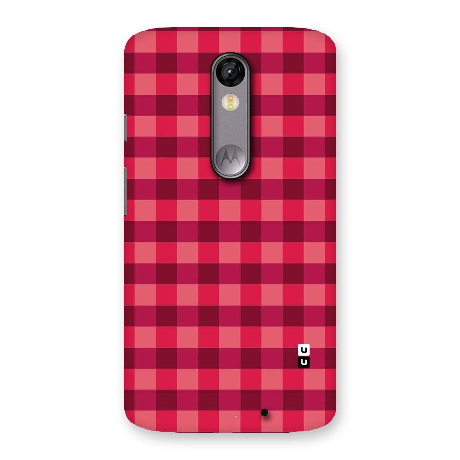 Love Checks Back Case for Moto X Force