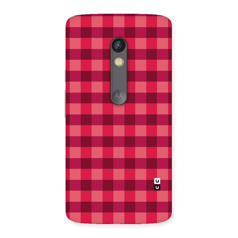 Love Checks Back Case for Moto X Play
