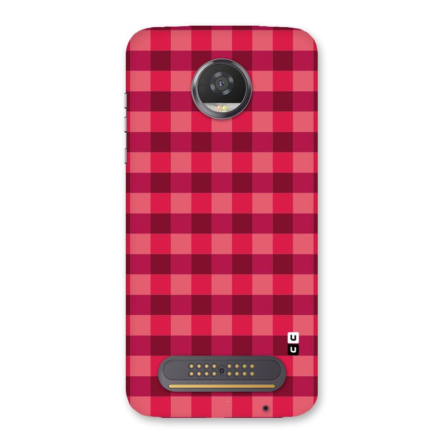 Love Checks Back Case for Moto Z2 Play
