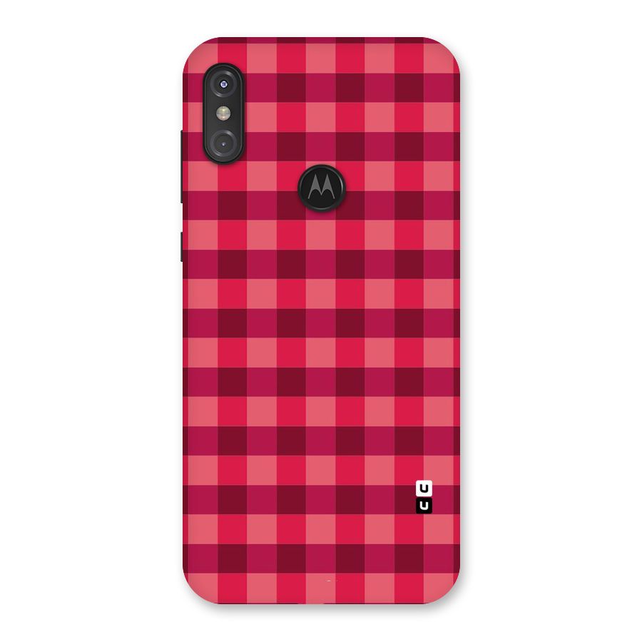 Love Checks Back Case for Motorola One Power
