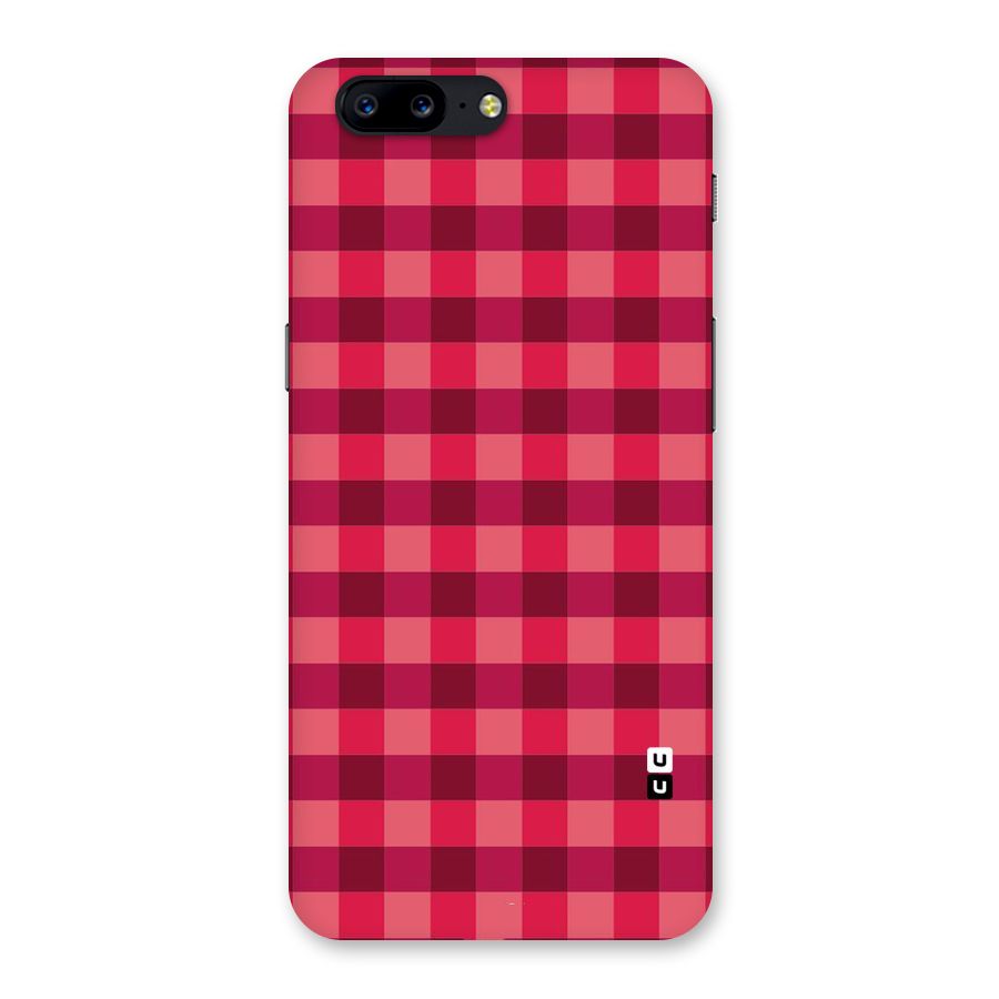 Love Checks Back Case for OnePlus 5