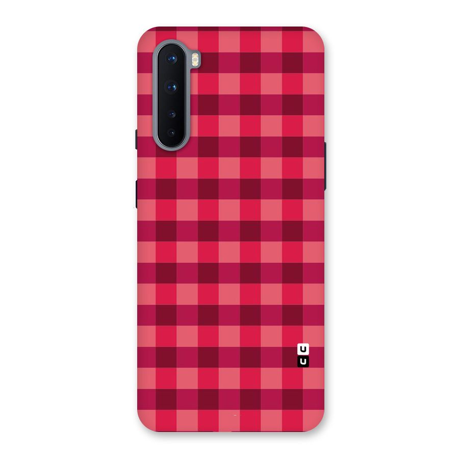 Love Checks Back Case for OnePlus Nord
