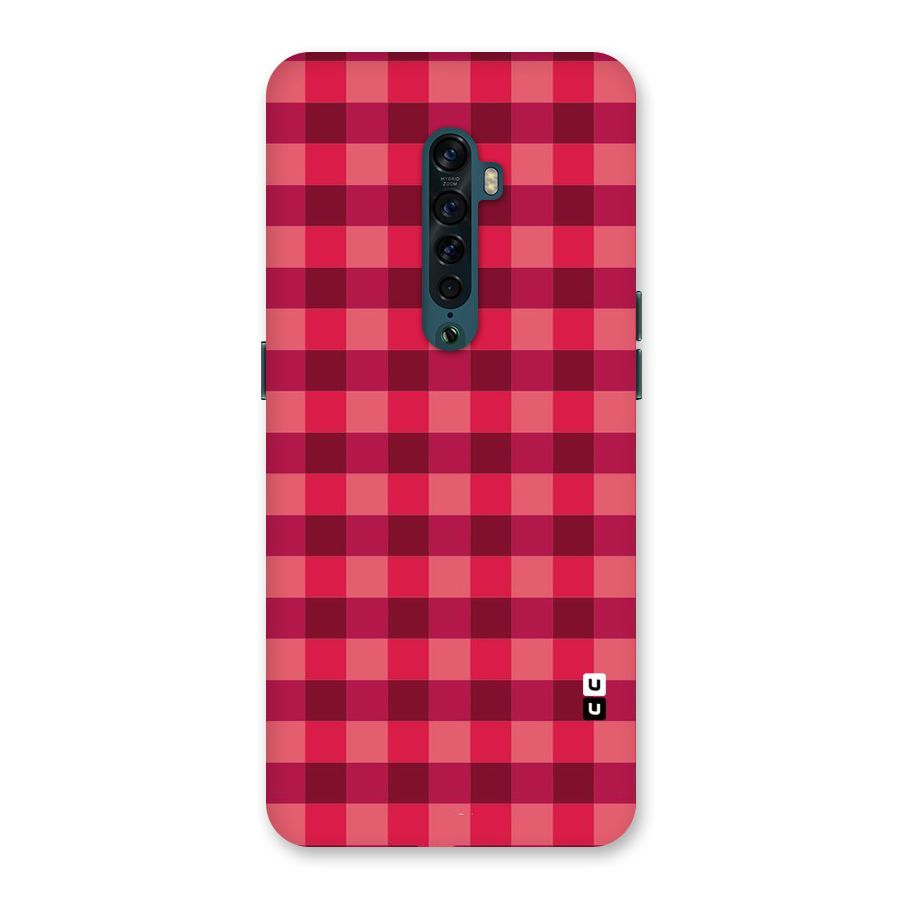 Love Checks Back Case for Oppo Reno2