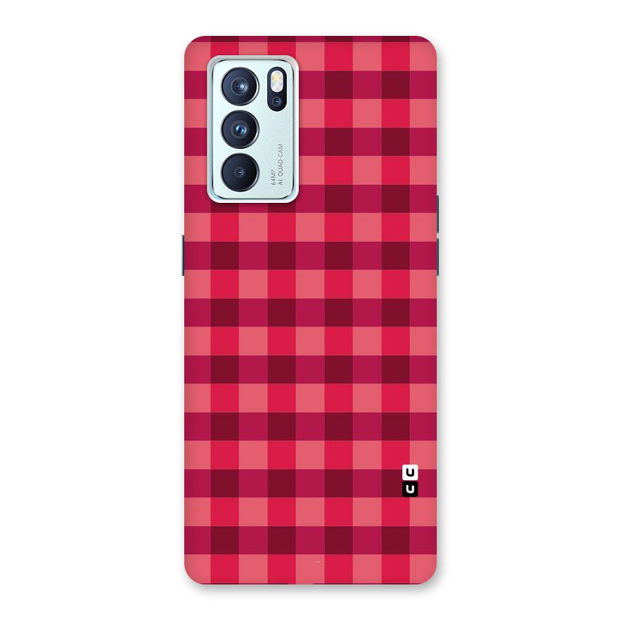 Love Checks Back Case for Oppo Reno6 Pro 5G
