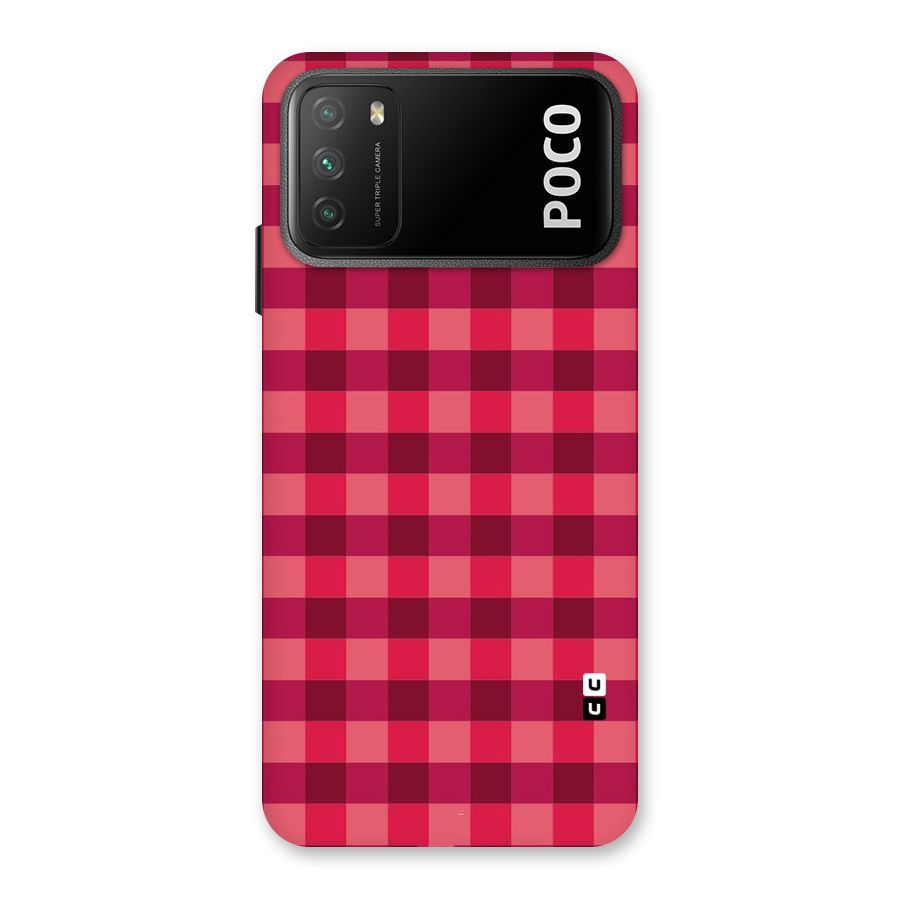 Love Checks Back Case for Poco M3