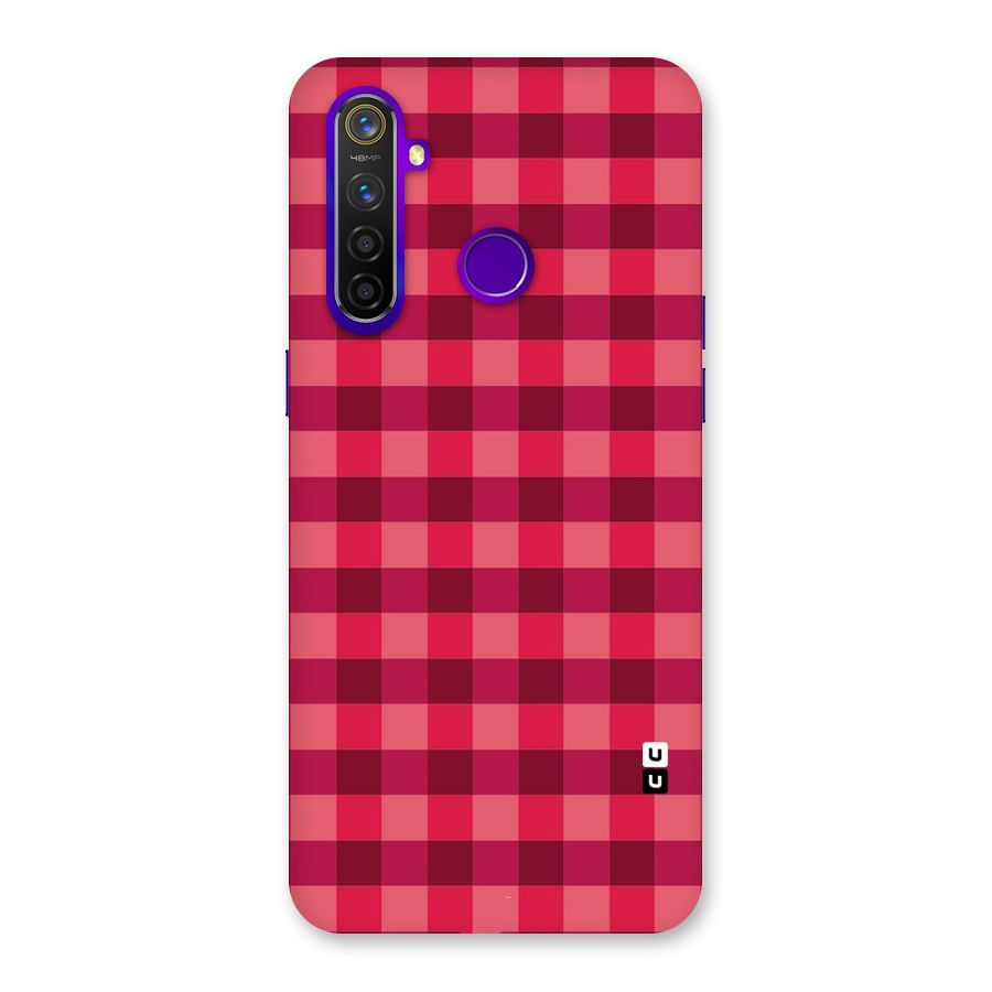 Love Checks Back Case for Realme 5 Pro