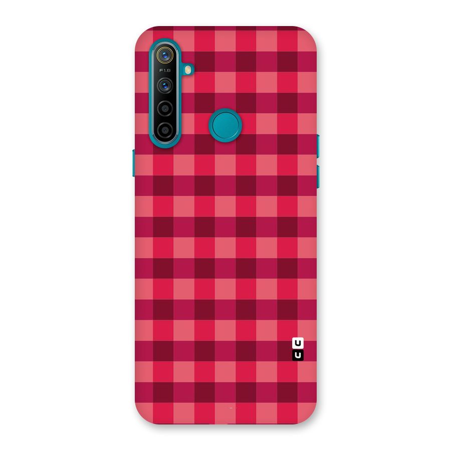 Love Checks Back Case for Realme 5i
