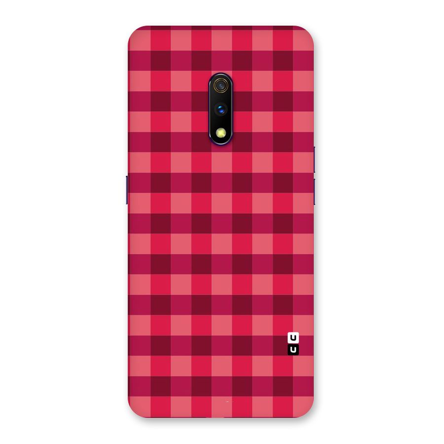 Love Checks Back Case for Realme X
