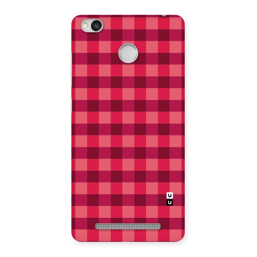 Love Checks Back Case for Redmi 3S Prime