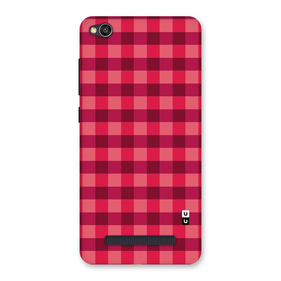 Love Checks Back Case for Redmi 4A
