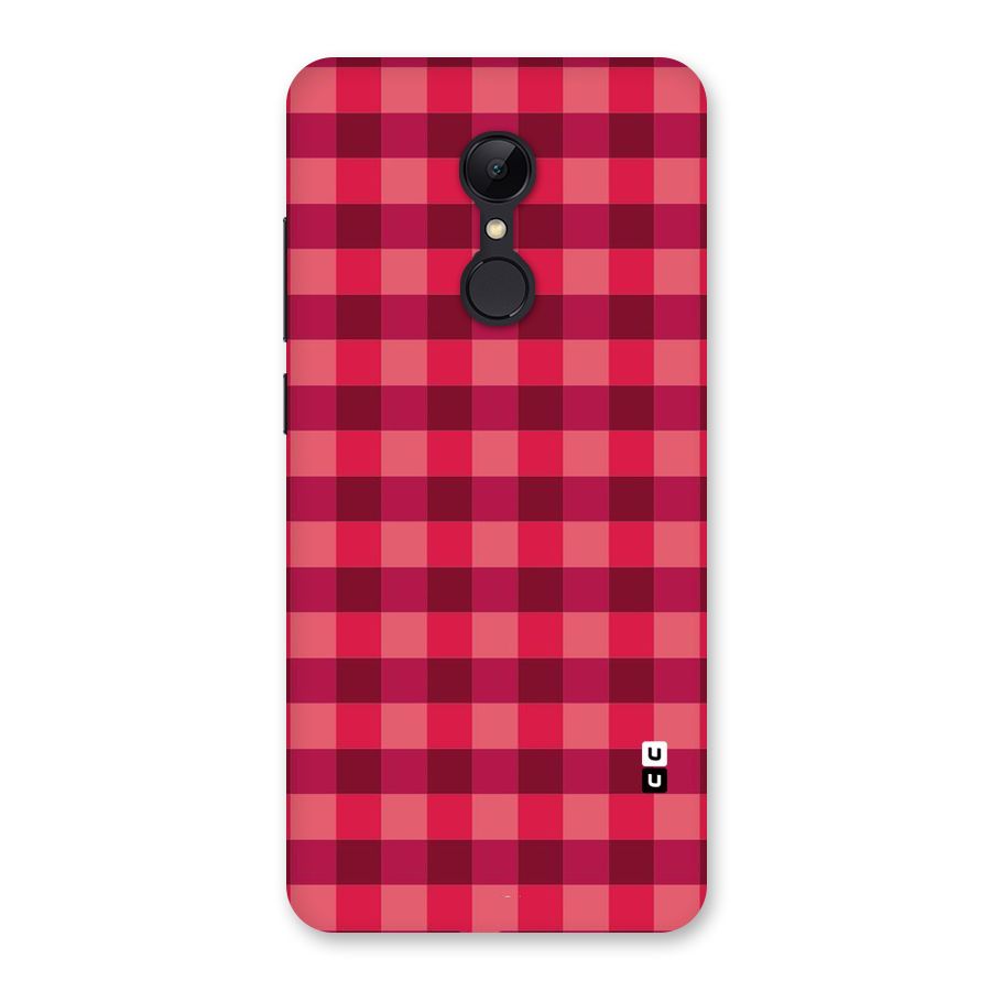 Love Checks Back Case for Redmi 5