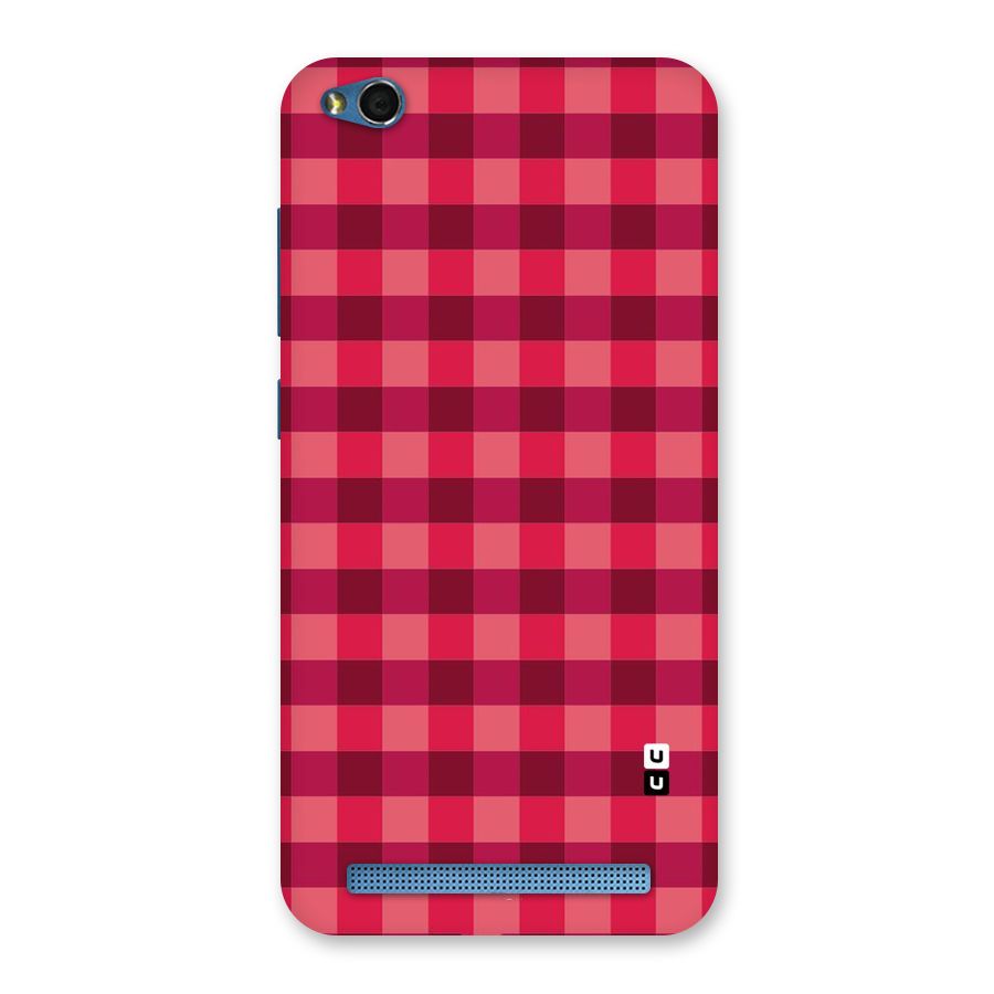 Love Checks Back Case for Redmi 5A