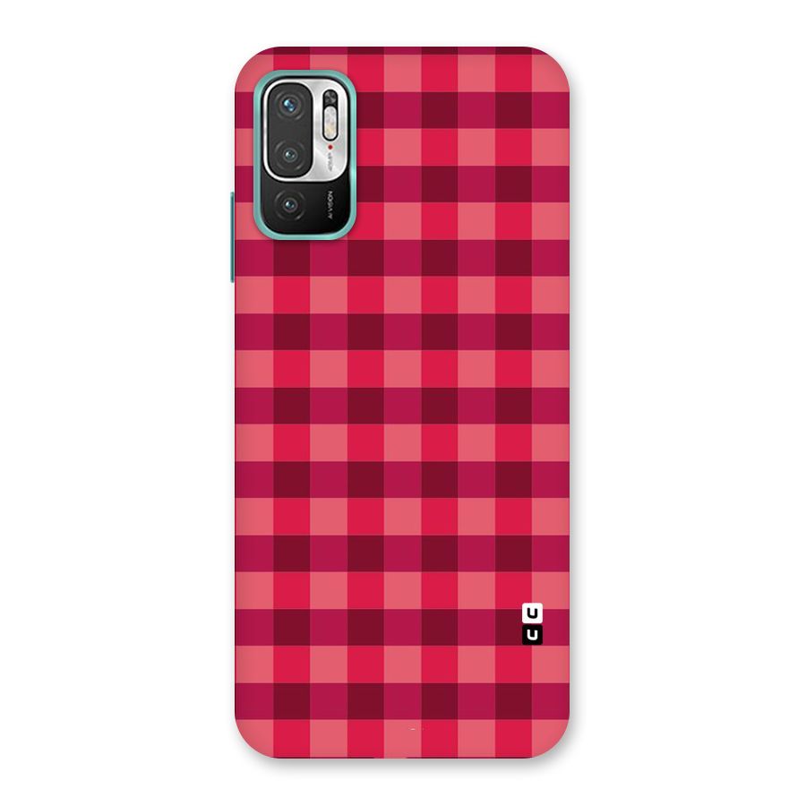 Love Checks Back Case for Redmi Note 10T 5G