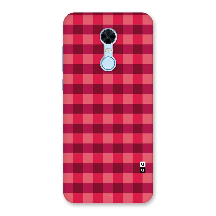 Love Checks Back Case for Redmi Note 5