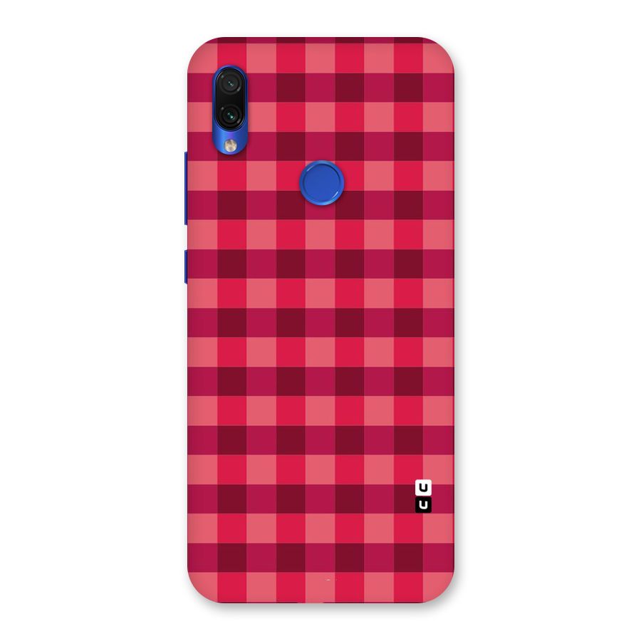 Love Checks Back Case for Redmi Note 7S