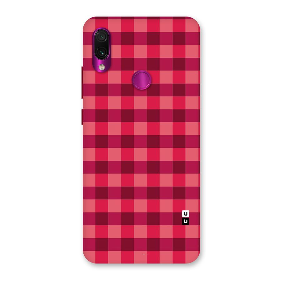 Love Checks Back Case for Redmi Note 7 Pro