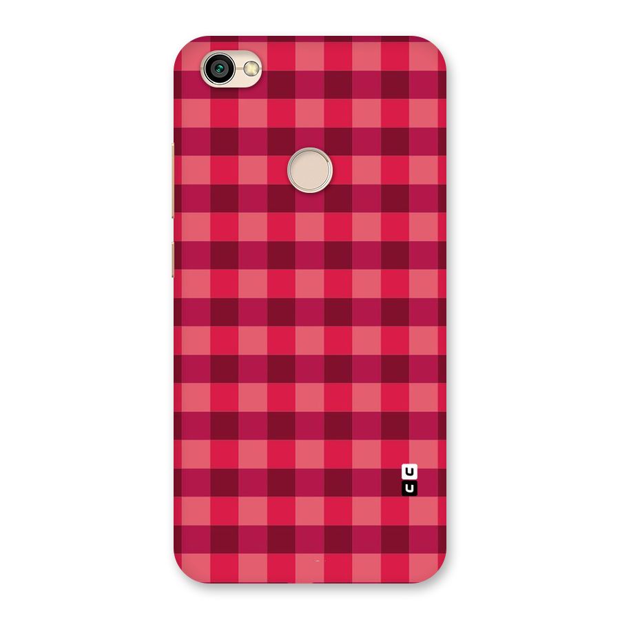 Love Checks Back Case for Redmi Y1 2017
