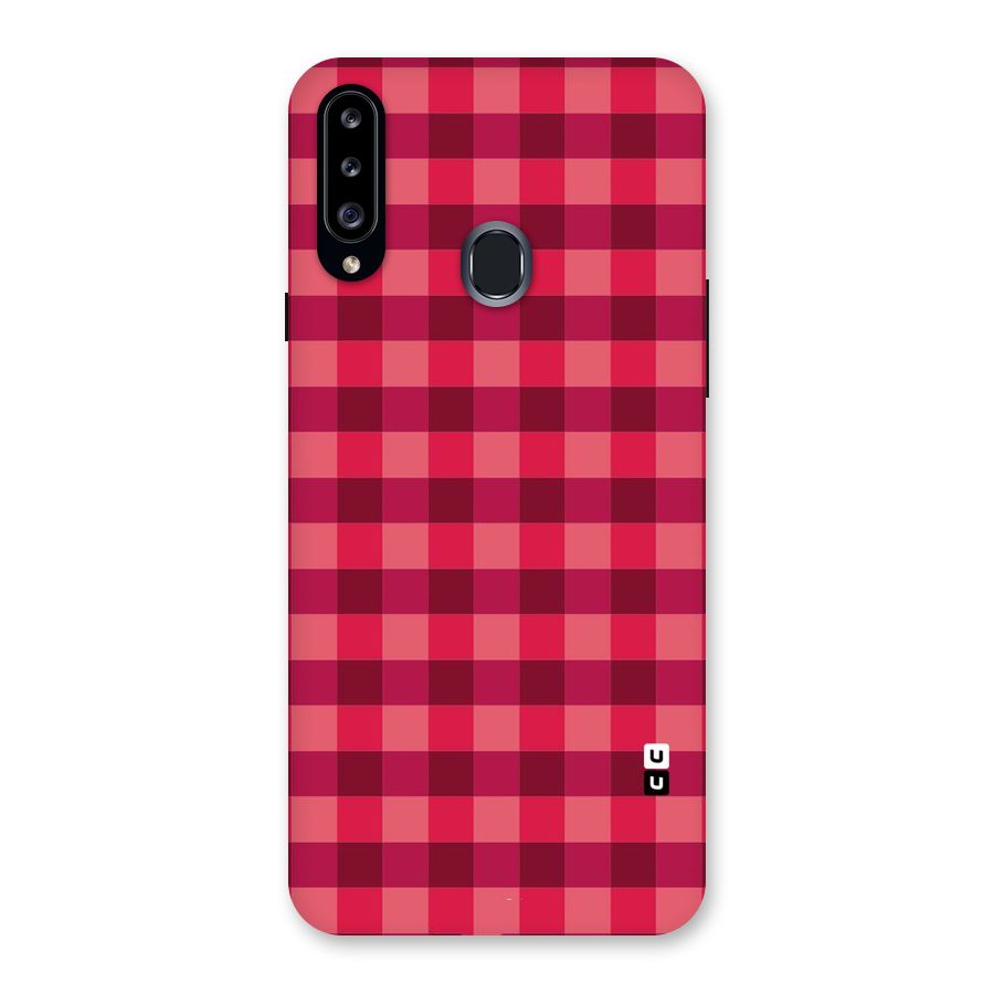 Love Checks Back Case for Samsung Galaxy A20s