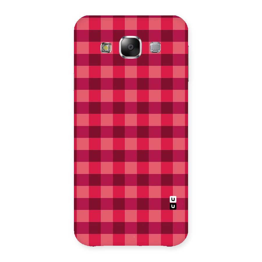 Love Checks Back Case for Samsung Galaxy E5