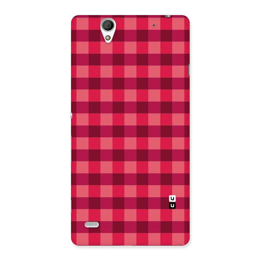 Love Checks Back Case for Sony Xperia C4