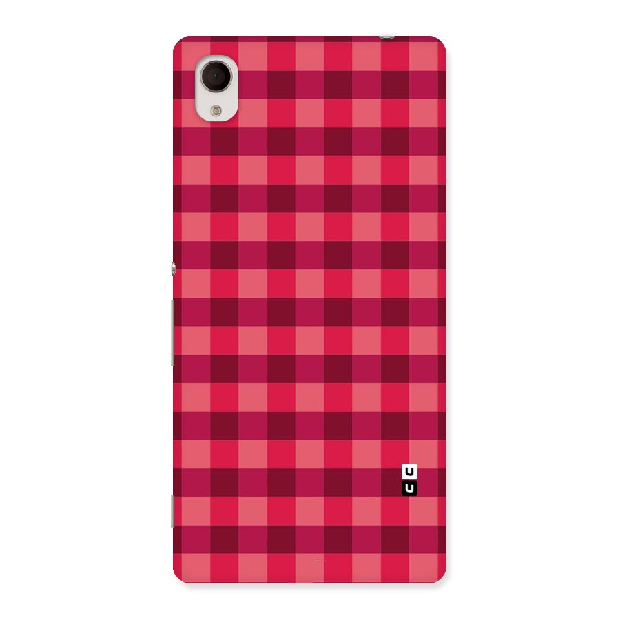 Love Checks Back Case for Sony Xperia M4