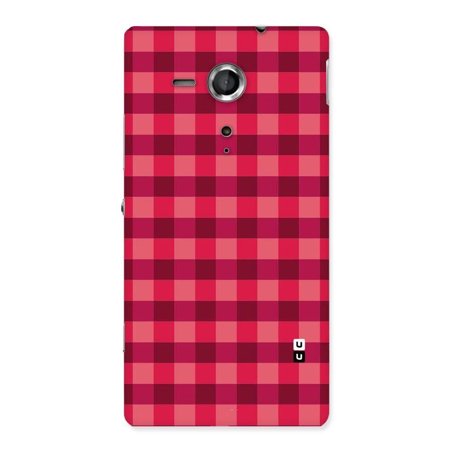 Love Checks Back Case for Sony Xperia SP