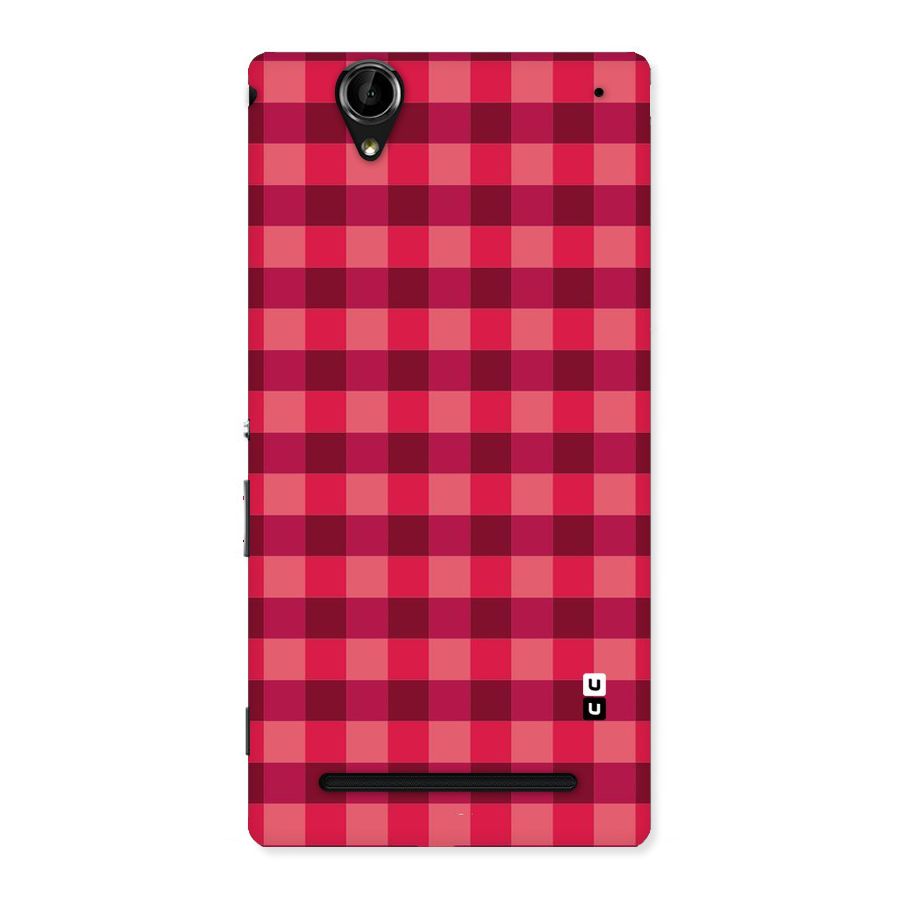 Love Checks Back Case for Sony Xperia T2