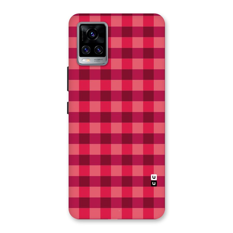 Love Checks Back Case for Vivo V20 Pro