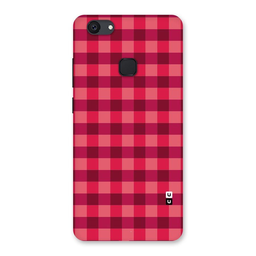 Love Checks Back Case for Vivo V7 Plus