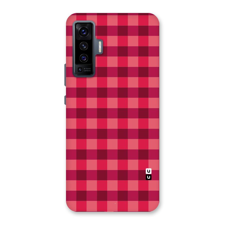 Love Checks Back Case for Vivo X50