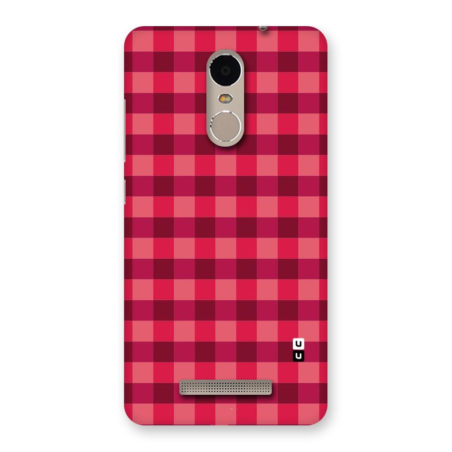 Love Checks Back Case for Xiaomi Redmi Note 3