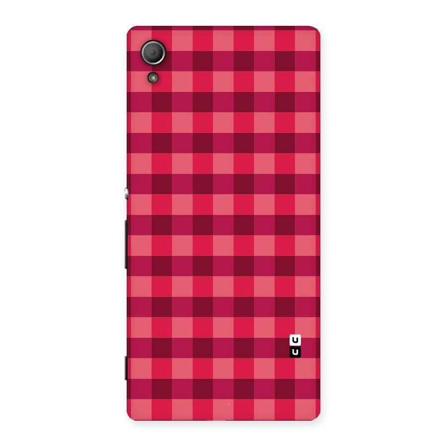 Love Checks Back Case for Xperia Z4