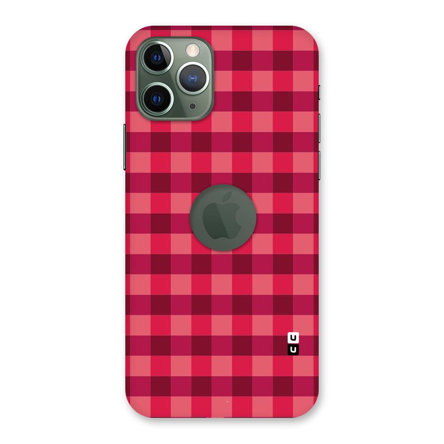 Love Checks Back Case for iPhone 11 Pro Logo  Cut