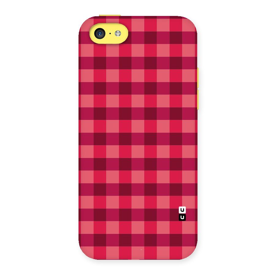 Love Checks Back Case for iPhone 5C