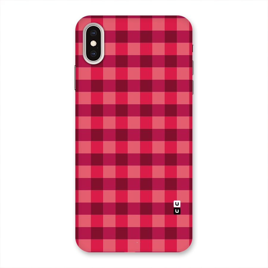 Love Checks Back Case for iPhone XS Max