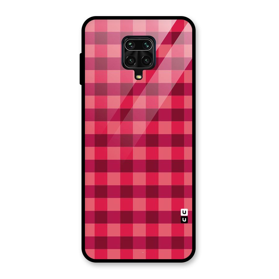 Love Checks Glass Back Case for Redmi Note 10 Lite