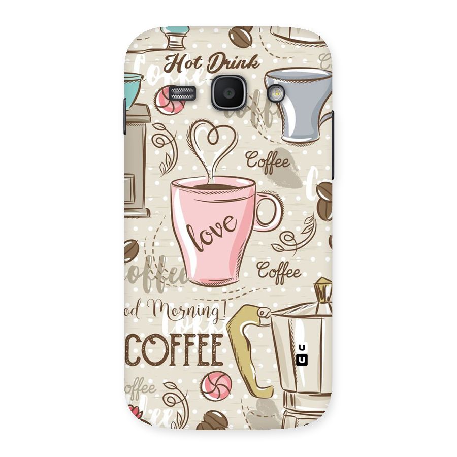 Love Coffee Design Back Case for Galaxy Ace 3