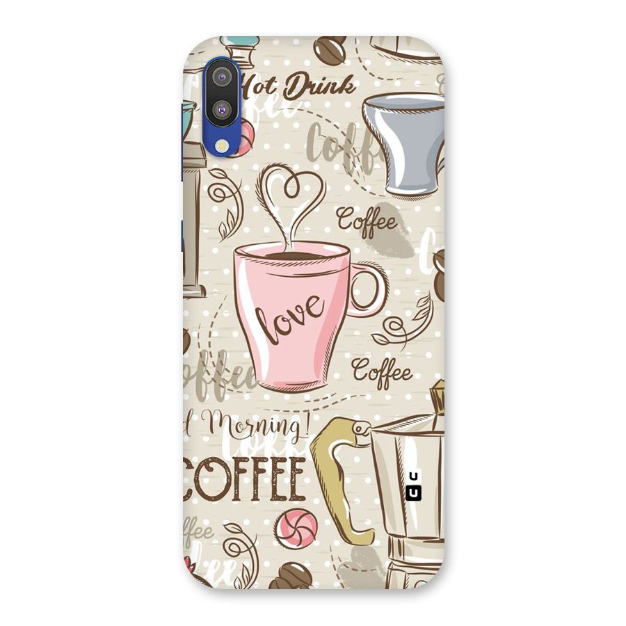 Love Coffee Design Back Case for Galaxy M10