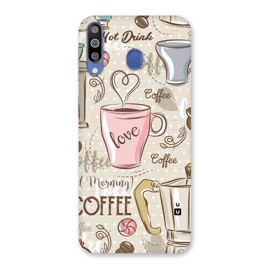 Love Coffee Design Back Case for Galaxy M30