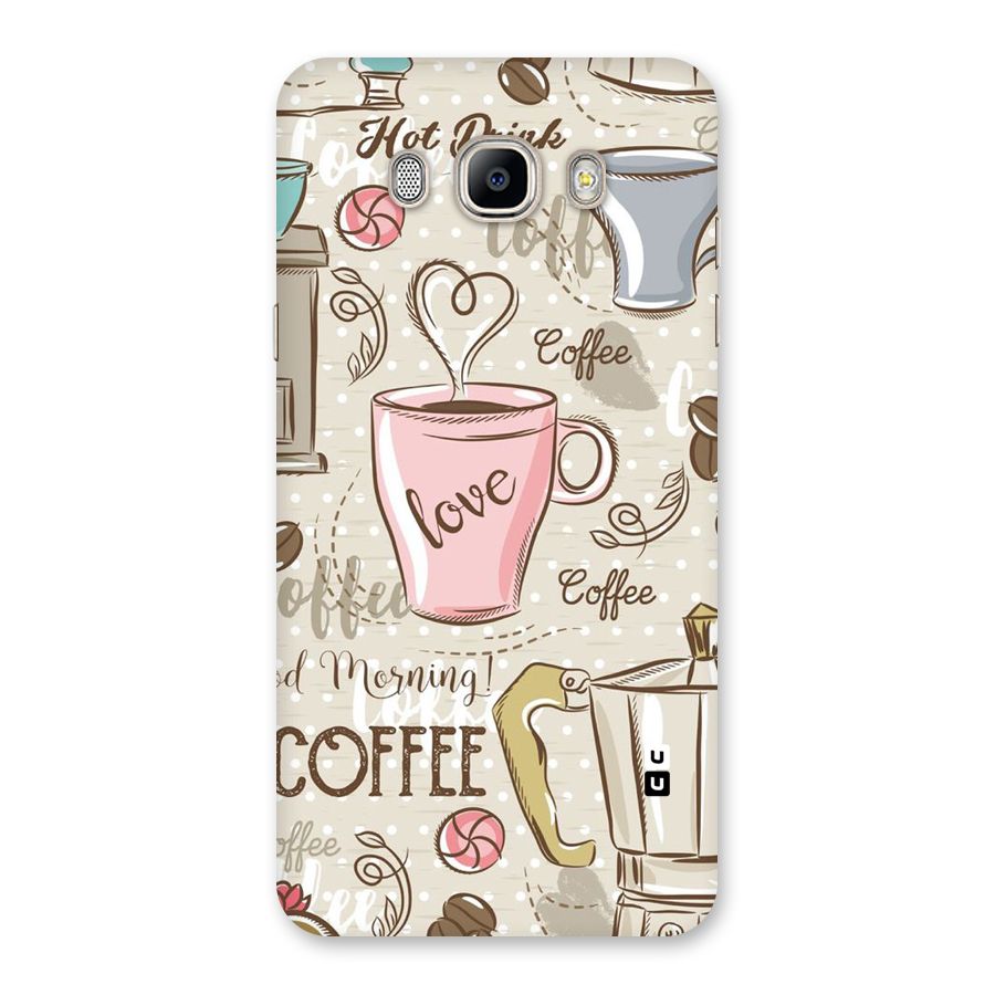Love Coffee Design Back Case for Galaxy On8